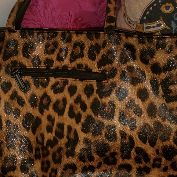 Chico animal print  purse with sparkles. - Picture 2 of 7